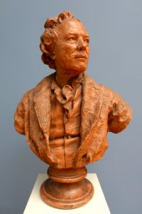 Christoph Willibald Gluck by Jean-Antoine Houdon, 1873 replica of the original after 1777, Paris, plaster - Bode-Museum - DSC02887