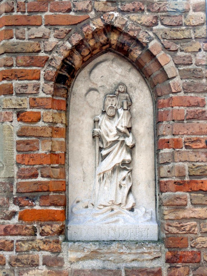 Christoffel door Cees Broehs Agnietenkapel Gouda