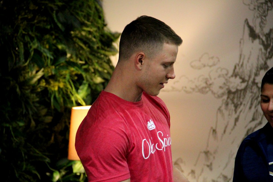 Christian McCaffrey, Jan 2019