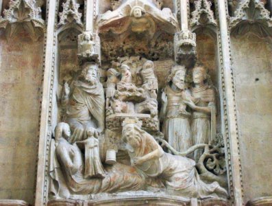 Christchurch Priory, tree of Jesse 2