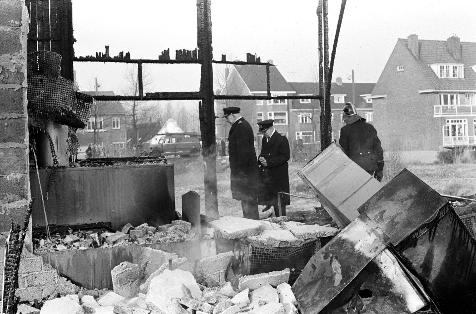 Christelijk Lyceum Buitenveldert aan de Amstelveenseweg, één van de drie tijdeli, Bestanddeelnr 913-4636