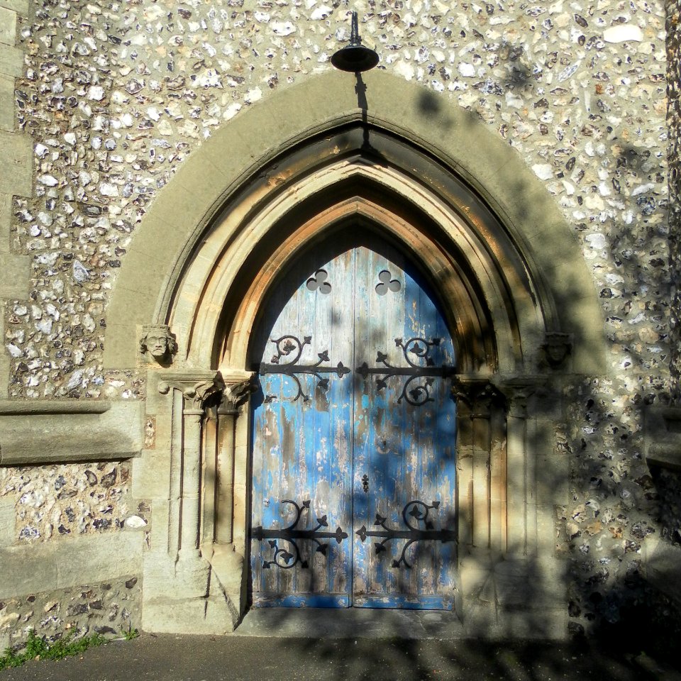 Christ Church, Seaside, Eastbourne (NHLE Code 1353103) (October 2012) (Doorway)
