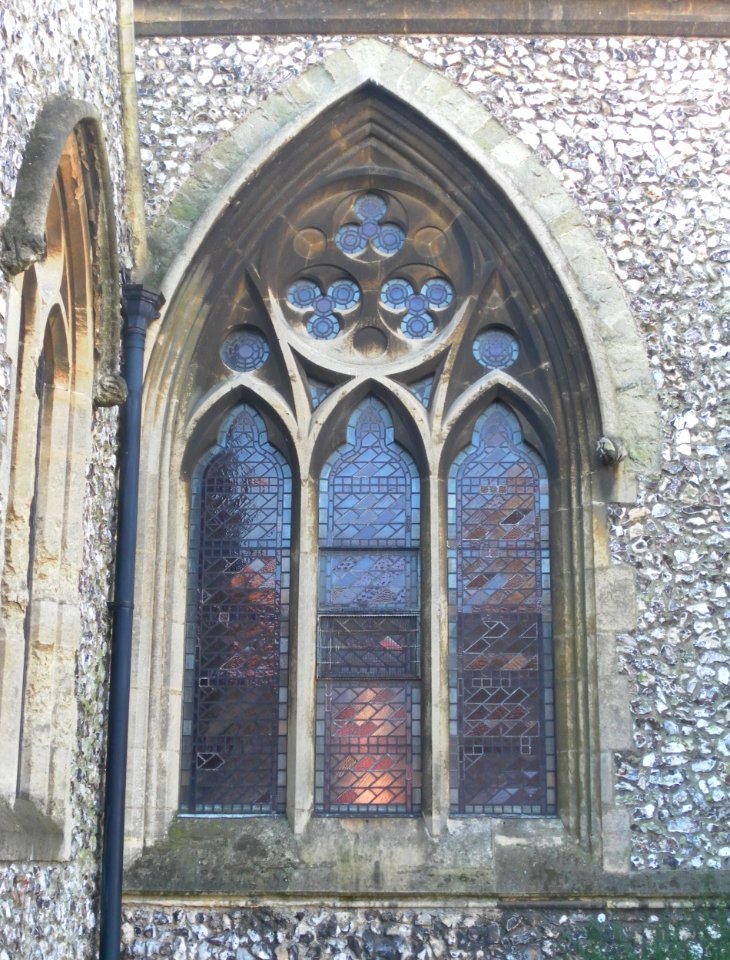 Christ Church, Seaside, Eastbourne (NHLE Code 1353103) (October 2012) (Window)