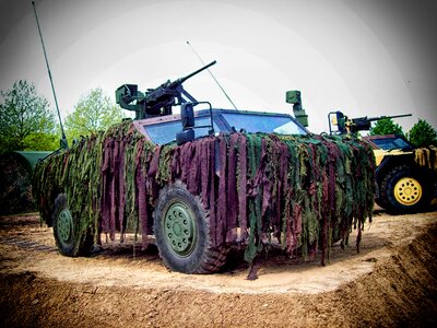 Military vehicle car army green