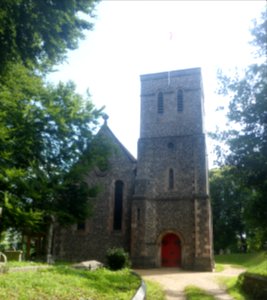 Christ Church, London Road, Widley, Portsmouth (NHLE Code 1333460) (August 2017) (1)