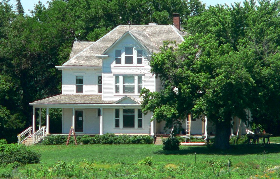 Christian Kupke farmstead house from S 1