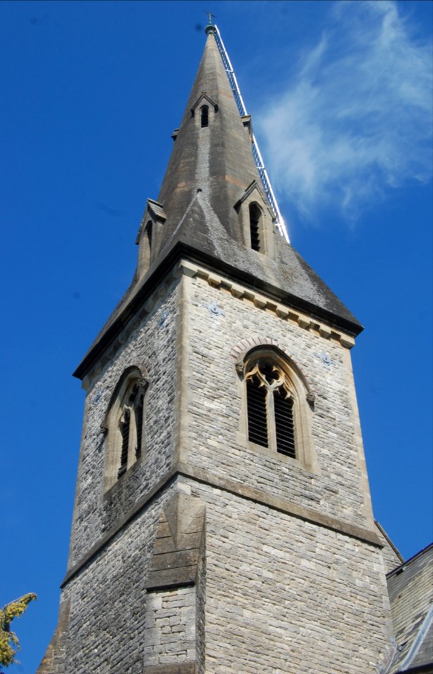 Christ Church, Christchurch Road, Winchester (May 2021) (Spire)