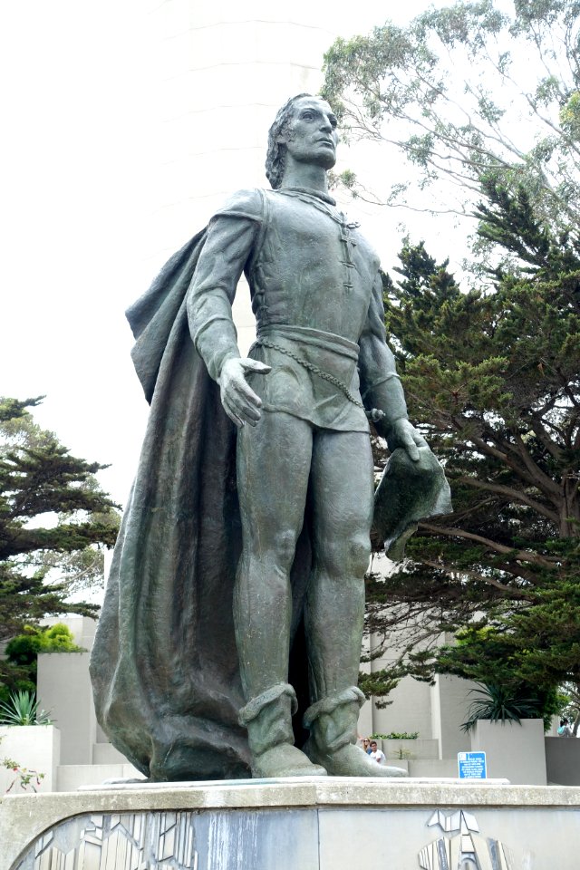 Christopher Columbus by Vittorio Di Colbertaldo - Telegraph Hill, San Francisco, CA - DSC04713