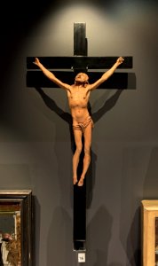 Christ Crucified, boxwood, ebony, Germany mid-17th century