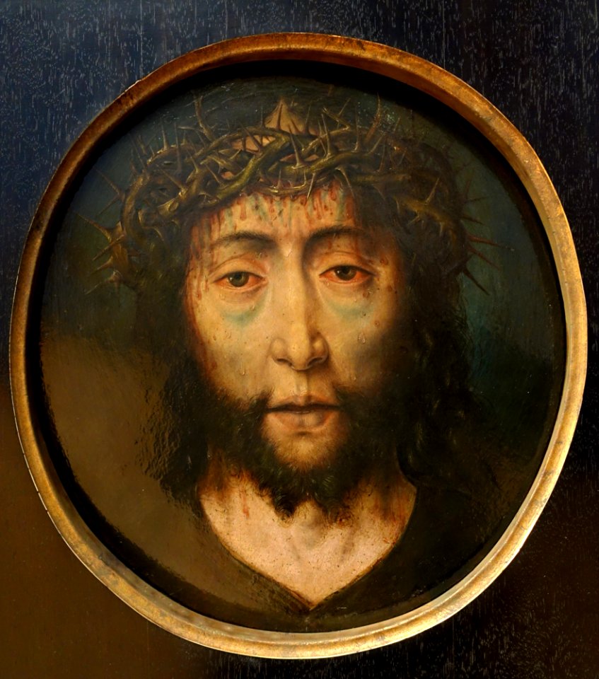 Christ Crowned with Thorns by Aelbrecht Bouts, c. 1500, oak - Bode-Museum - DSC03201