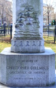 Christopher Columbus Statue, dedicated October 12, 1938 - Chelsea, Massachusetts - DSC09345