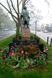 Christopher Columbus by Giovanni Cappelletti, Fonderia Artistica Ferdinando Marinelli, 1953, bronze, granite - Newport, Rhode Island - DSC04115
