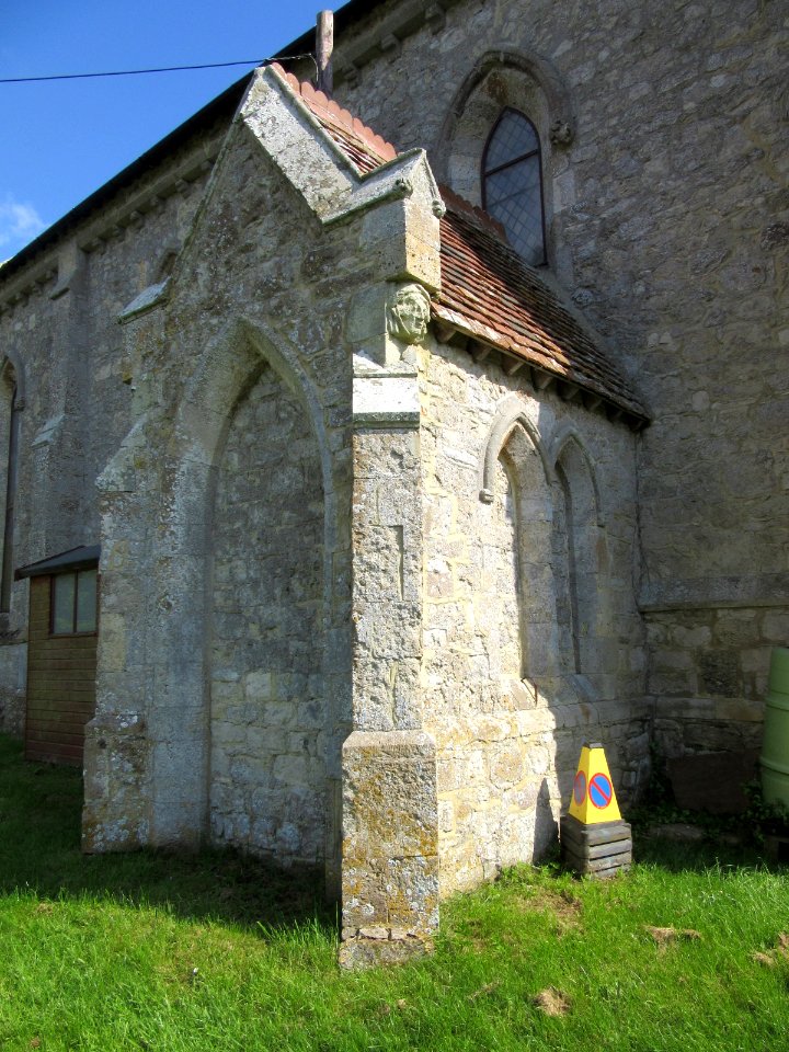 Church of the Holy Spirit, Newtown Village, Isle of Wight (May 2016) (Blocked Porch)