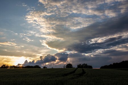 Sky hill nice weather photo