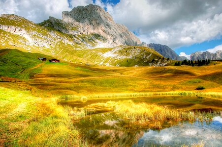 South tyrol view alpine