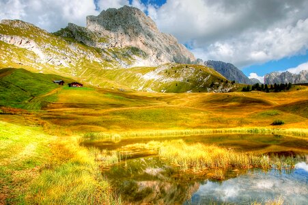 South tyrol view alpine photo