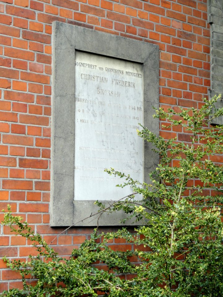 Christian Frederik Brorson memorial - Garnisons Kirke - Copenhagen - DSC07798