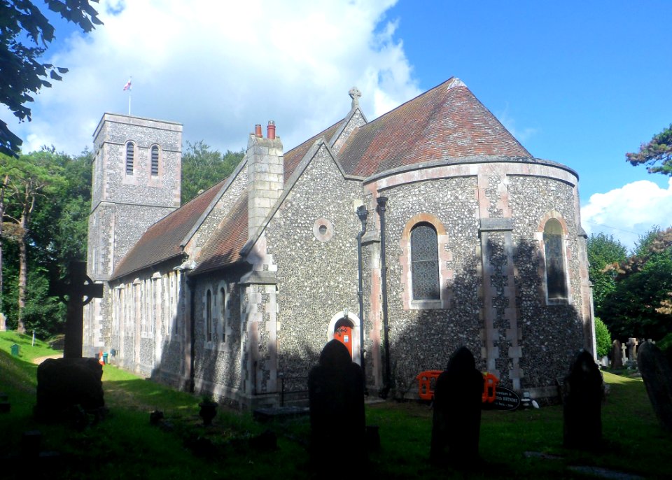 Christ Church, London Road, Widley, Portsmouth (NHLE Code 1333460) (August 2017) (3)
