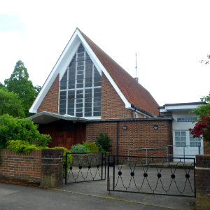 Church of St Teresa of the Child Jesus, Weldon Way, Merstham (June 2013) (1)