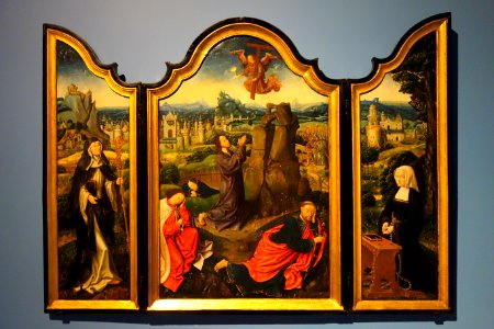 Christ in the Garden of Olives, artist unknown, Southern Netherlands, 16th century - Museum M - Leuven, Belgium - DSC05195