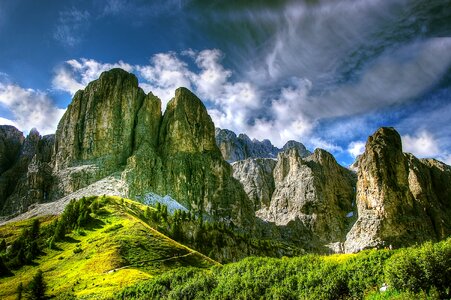 South tyrol view alpine