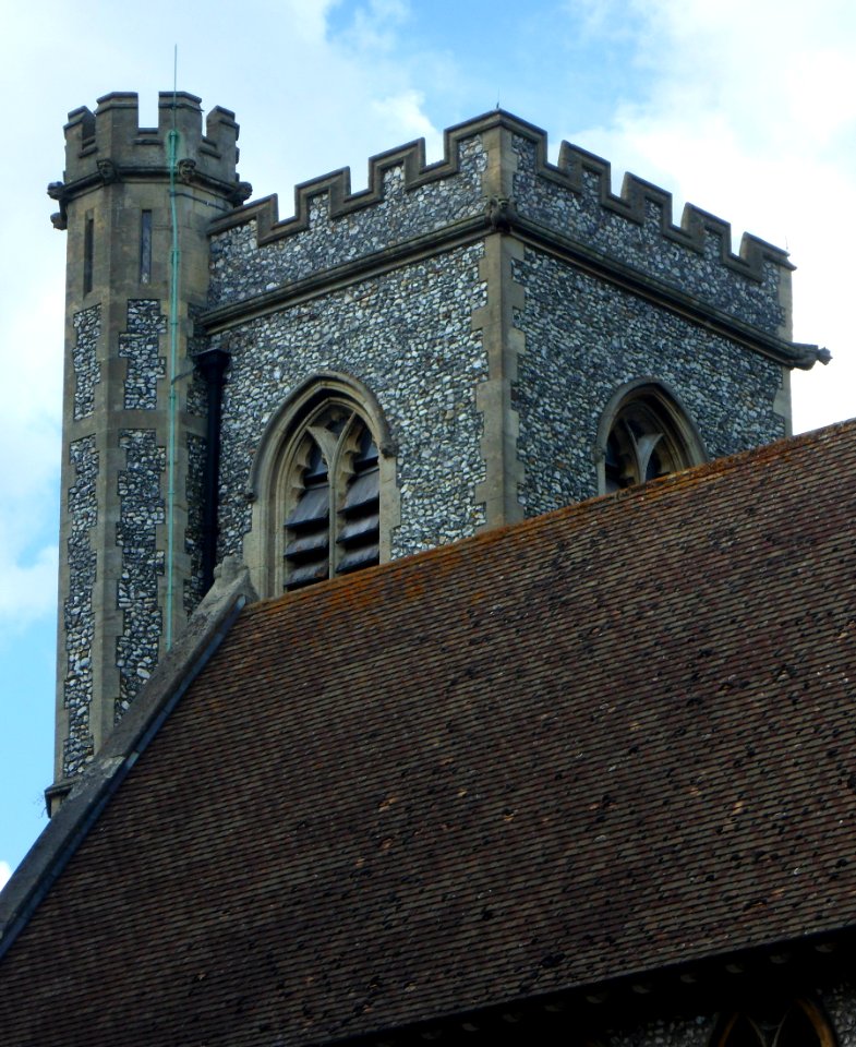 Christ Church, Christ Church Road, Epsom Common (NHLE Code 1289540) (August 2013) (Tower)