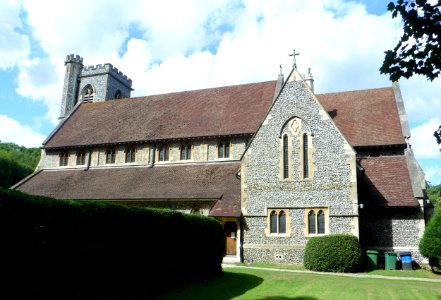 Christ Church, Christ Church Road, Epsom Common (NHLE Code 1289540) (August 2013) (2)