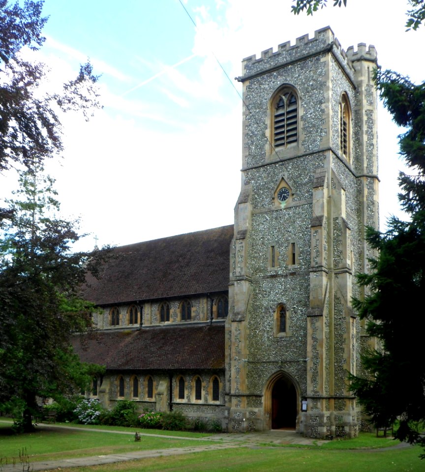 Christ Church, Christ Church Road, Epsom Common (NHLE Code 1289540) (August 2013) (1) copy