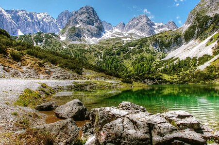 Alpine nature water