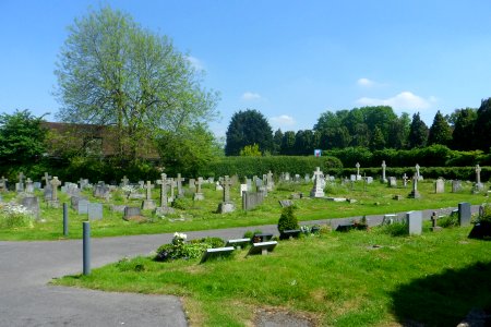 Church of Our Lady of Sorrows, Lower Road, Effingham (May 2014) (Graveyard)