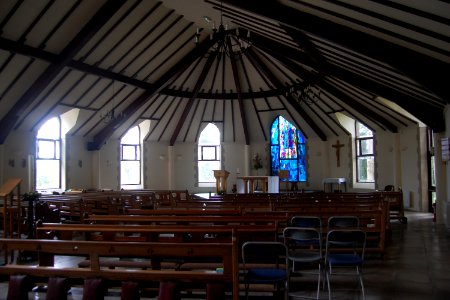 Church of Our Lady Queen of Apostles, Martin Road, Bishop's Waltham (May 2019) (Interior)