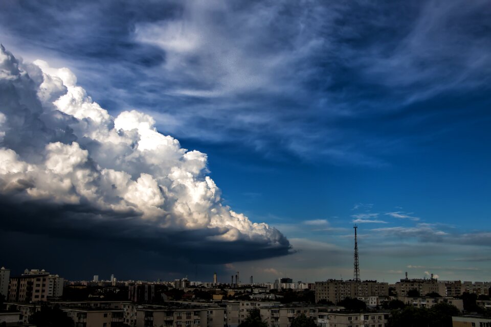 Sky beauty of nature city