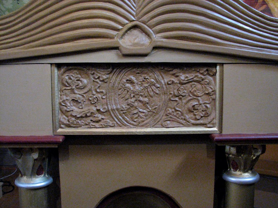 Church of Saint Valentine in Wozniki Slaskie pulpit 1