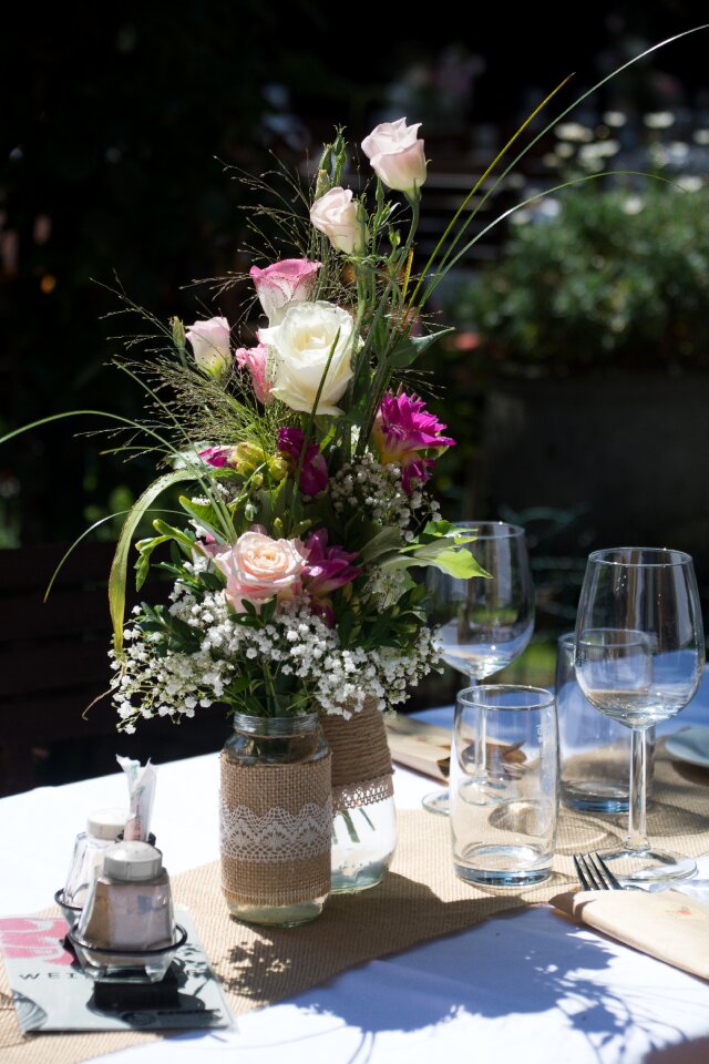 Birthday bouquet garden party wedding