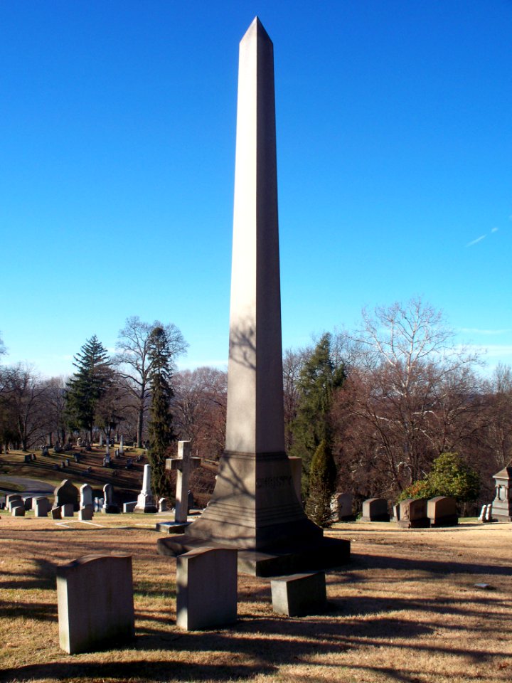 Christy obelisk, Sewickley Cemetery, 2014-12-26, 02