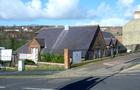 Church Hall of former St Alban's Church, Riley Road, Brighton (February 2014)