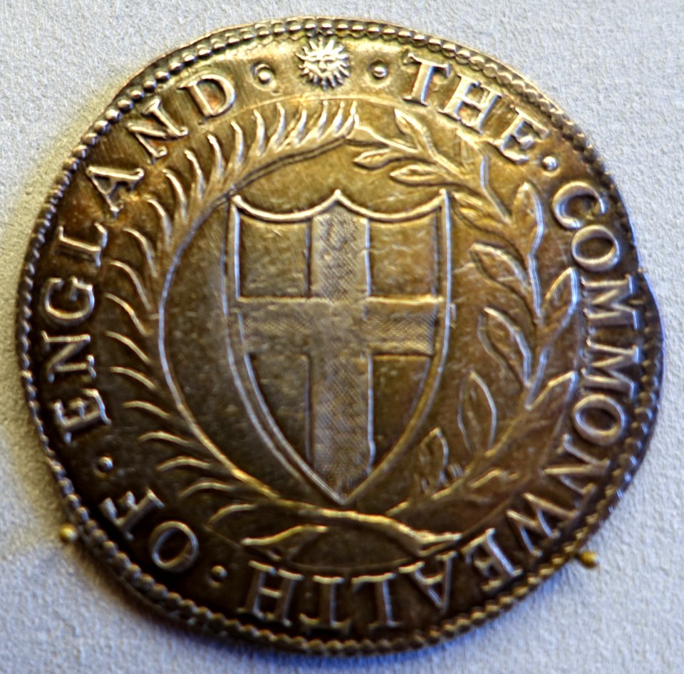 Crown, Oliver Cromwell, Republic, England, 1649 - Bode-Museum - DSC02764