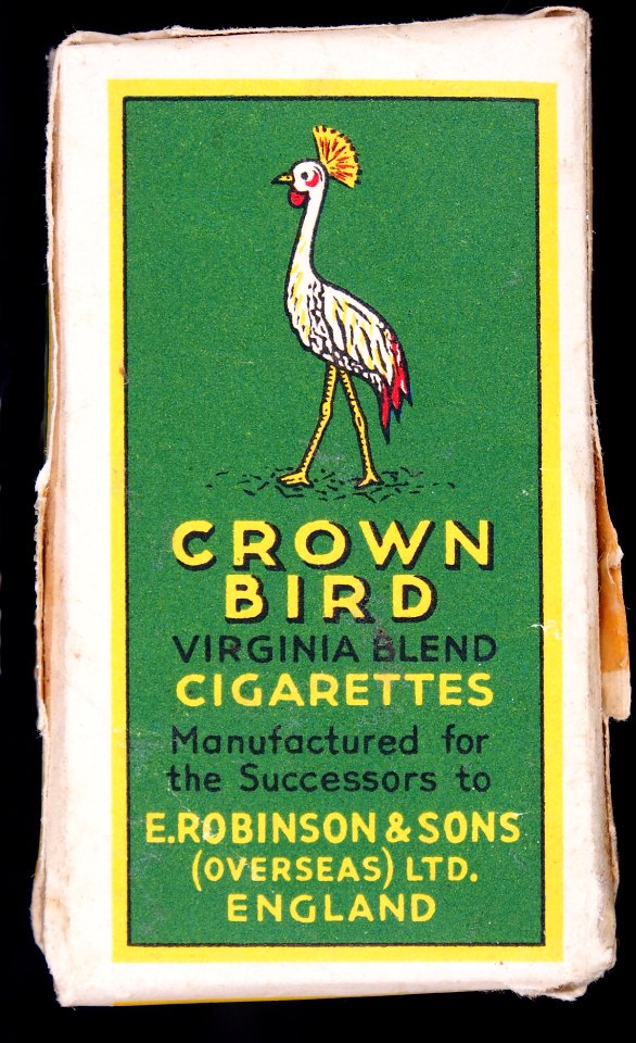 Crown Bird cigarettes pack, back