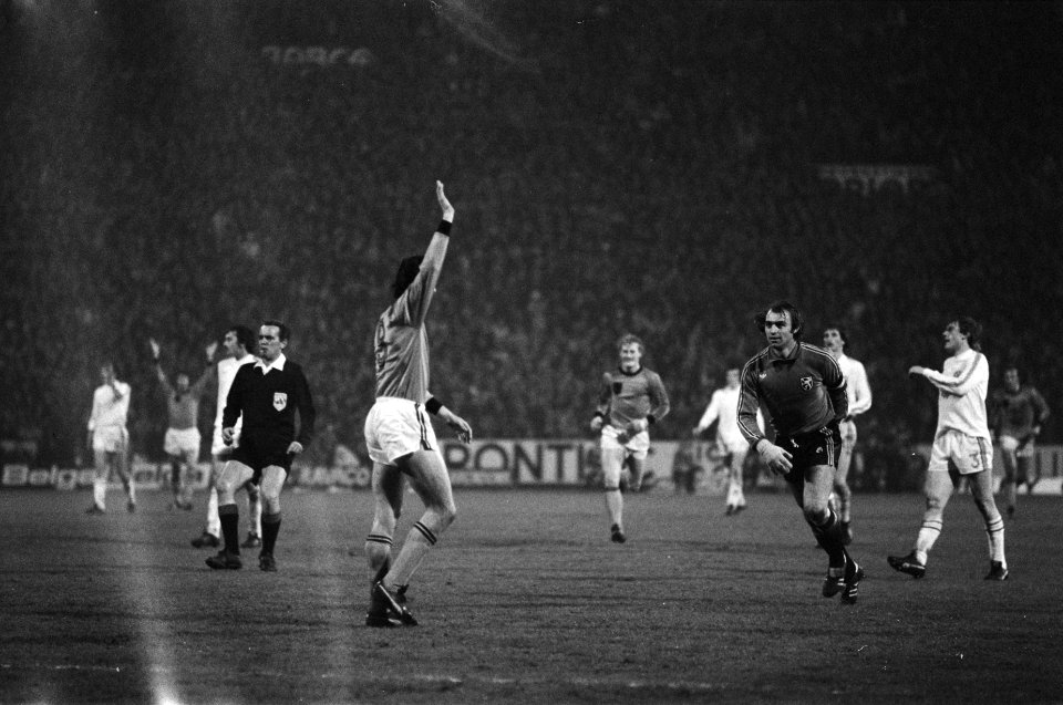 Cruijff scoort het 2de doelpunt,, Bestanddeelnr 929-0935