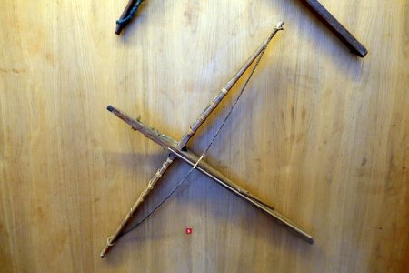 Crossbow, Cong - Vietnam Museum of Ethnology - Hanoi, Vietnam - DSC03103