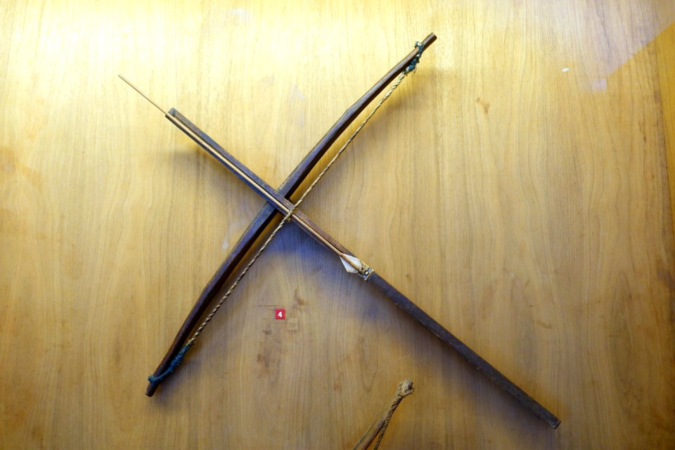 Crossbow, La Hu - Vietnam Museum of Ethnology - Hanoi, Vietnam - DSC03100