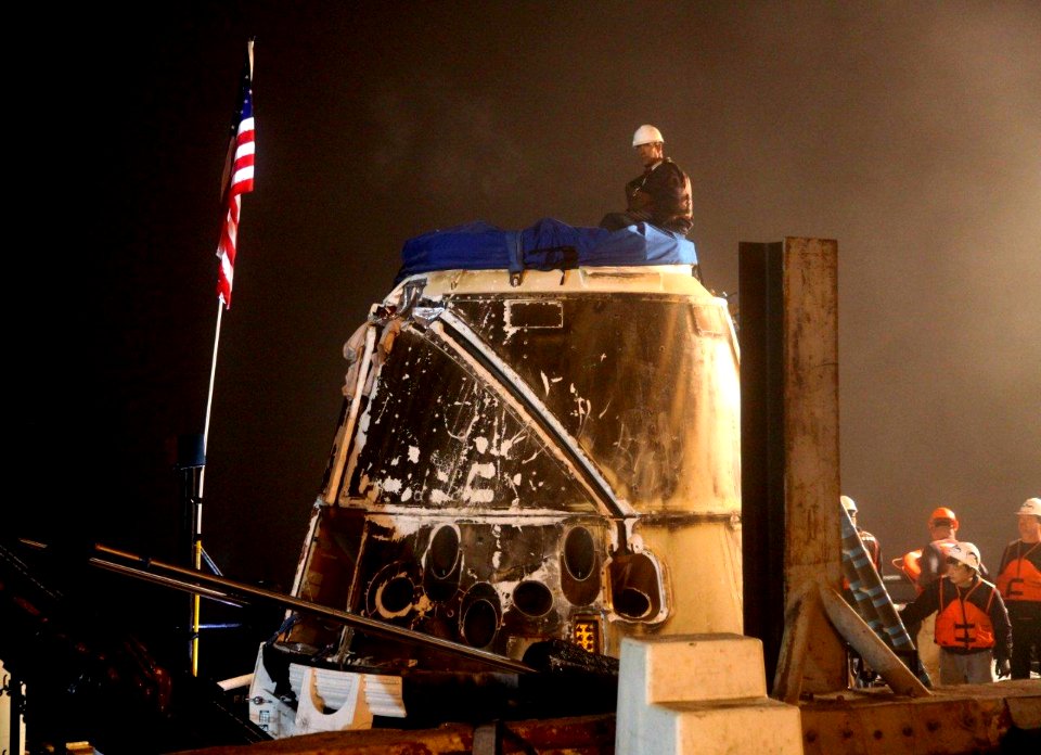 CRS-1 Dragon in Port