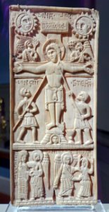 Crucifixion, Southern Italy (Amalfi), 1050-1075, ivory - Bode-Museum - DSC03609