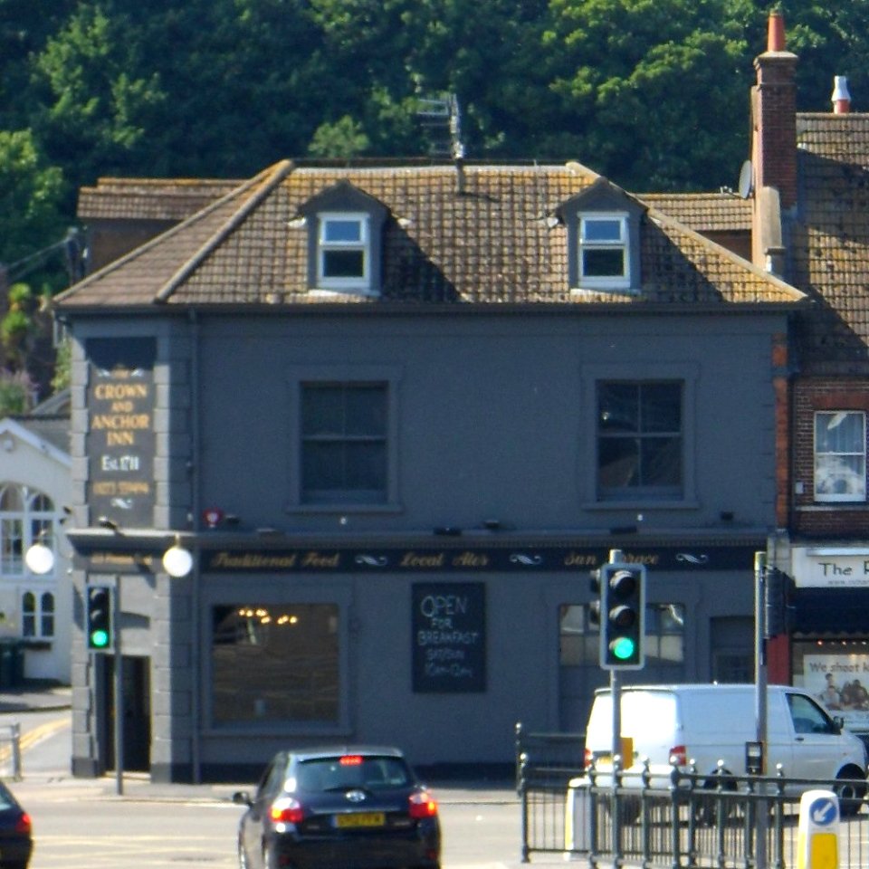 Crown and Anchor pub, 213 Preston Road, Preston Village, Brighton (August 2013)