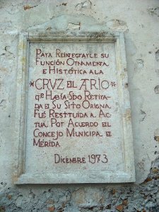Cruz del Atrio de la Catedral de San Idelfonso, Mérida, Yucatán (02)