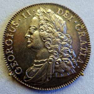 Crown, George II, Great Britain, 1743 - Bode-Museum - DSC02770