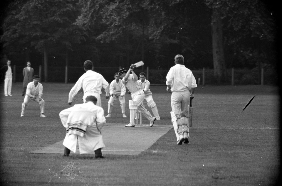 Cricket Rood-Wit tegen Hermes Butt Engelenberg (Rood-Wit), Bestanddeelnr 912-5868