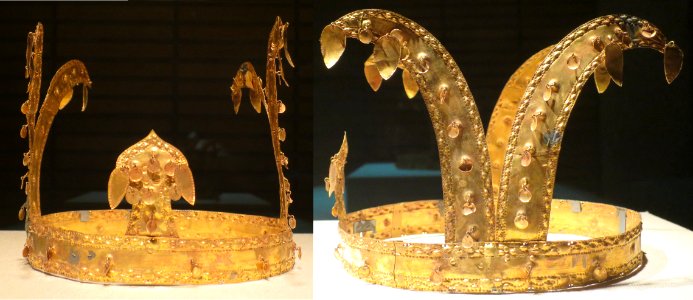 Crown from Korea, Three Kingdoms period (Gaya), Tokyo National Museum