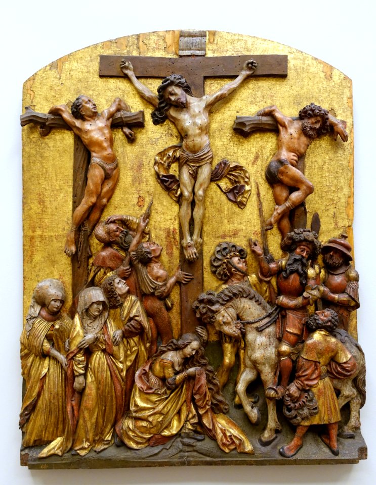 Crucifixion of Christ, by Hans Wydyz, Strasbourg, c. 1515, linden wood - Bode-Museum - DSC03323