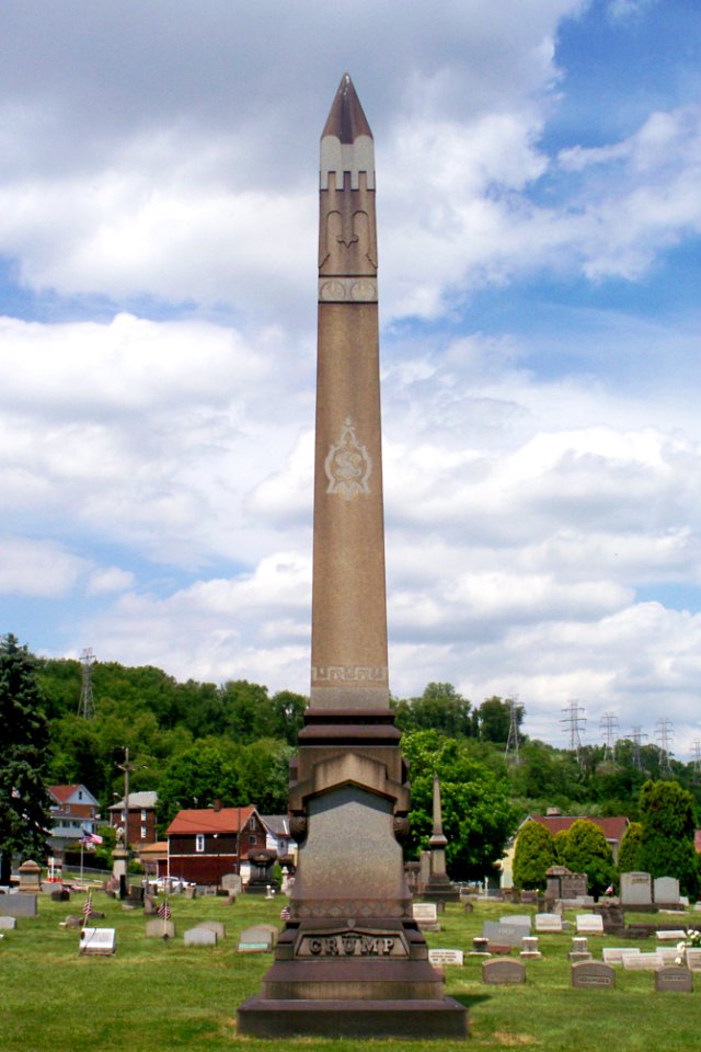 Crump Obelisk, Richland Cemetery, 2015-05-25, 01